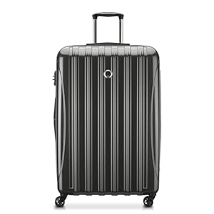 DELSEY PARIS Helium Aero Hardside Expandable Luggage with Spinner Wheels, Brushed Charcoal, Checked-Large 29 Inch, Helium Aero Hardside Expandable Luggage with Spinner Wheels