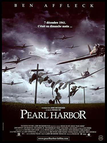 affiche cinéma Originale Grand Format - Pearl Harbor (format 120 x 160 cm pliée) Michael Bay - Année 2001