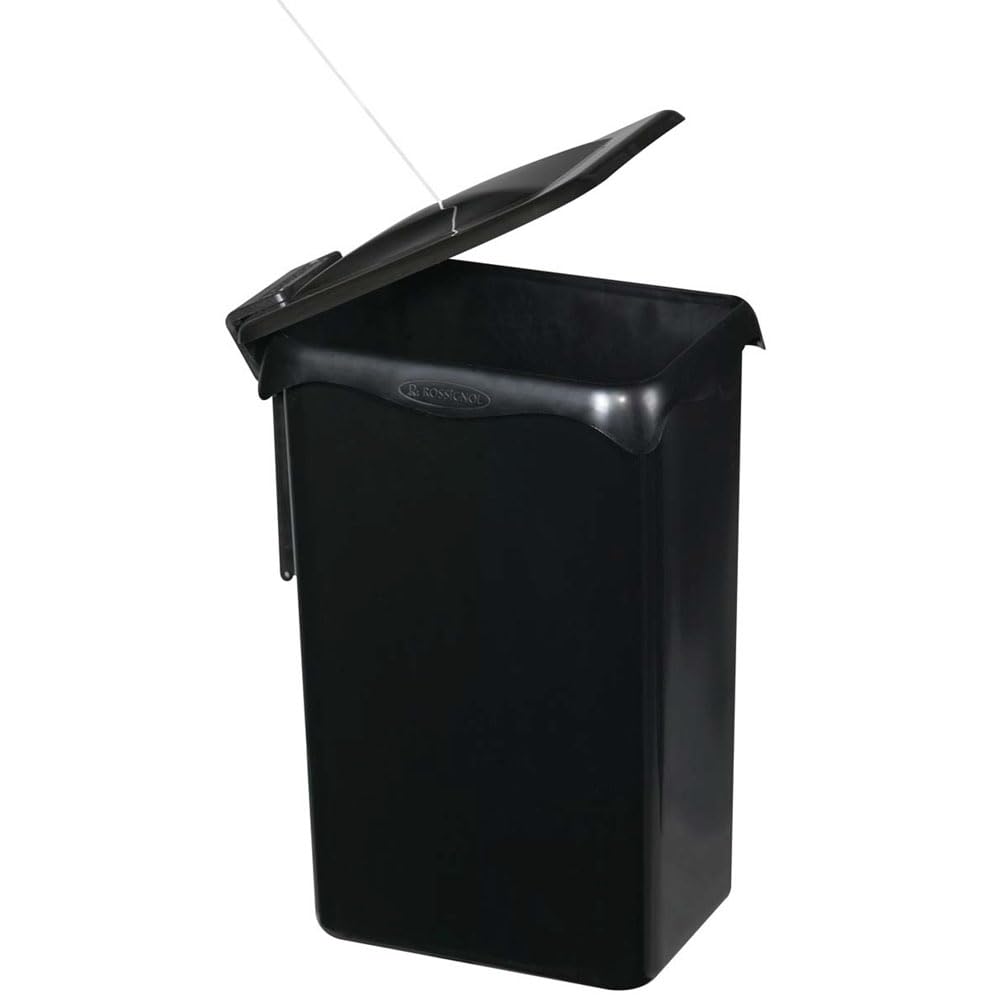 ROSSIGNOL Bote de basura con puerta automática PORTASAC 23L | Papelera bajo fregadero interior mueble cocina 23L con apertura automática. Fabricado en Francia, fácil de instalar.