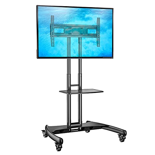 Ergosolid AVA Rollenstativ für LCD-/LED-/Plasma-Fernseher (32" - 70") bis 45,5kg (Schwarz) Cover