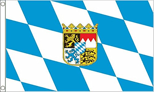 Bavaria Crest Flag 5ft x 3ft