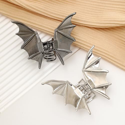 Pinzas para cabello con diseño de murciélago Halloween 2 pcs miniatura 6