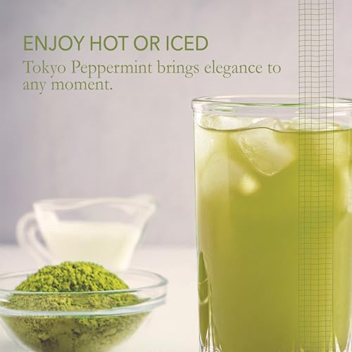Té verde japonés en polvo con menta 100g miniatura 6