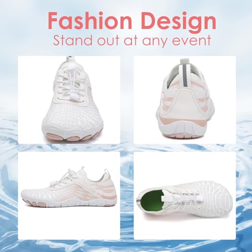 Hike Barefoot Shoes for Women & Men Breathable & Non-Slip Footwear Athletic Wide Toe Water Shoes4