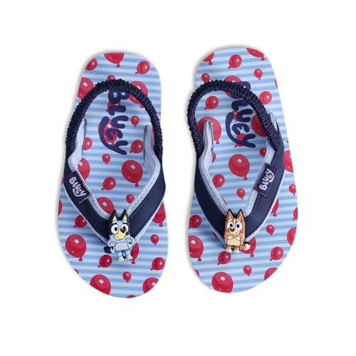 Ground Up Bluey Toddler Boys' Flip Flops Sandals (Sizes 5/6)