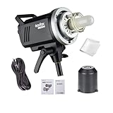 Godox MS300 Studio Strobe 300Ws 110V GN58 5600K Bowens Mount Monolight, Built-in Godox 2.4G Wireless System, 150W Modeling Lamp, Outstanding Output Stability, Anti-Preflash, 1/32 to 1/1 Steps Output