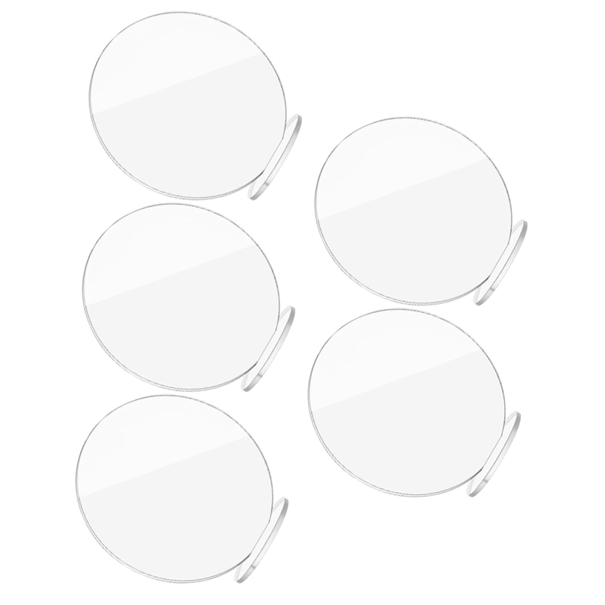 Mobestech 20 Sätze Transparente Tischkarten Diy Hochzeitsplatzkarten für Tischdekoration und Nummerierung bei Hochzeiten und Feiern