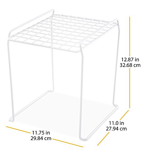 Étagère empilable haute Whitmor blanche pour optimiser les petits espaces - 4