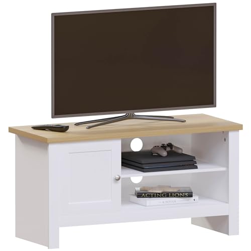Vida Designs Arlington Meuble TV 1 Porte Blanc