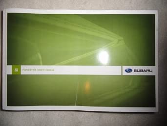 Original 2009 Subaru Forester Owner's Manual: Subaru: Amazon: Books
