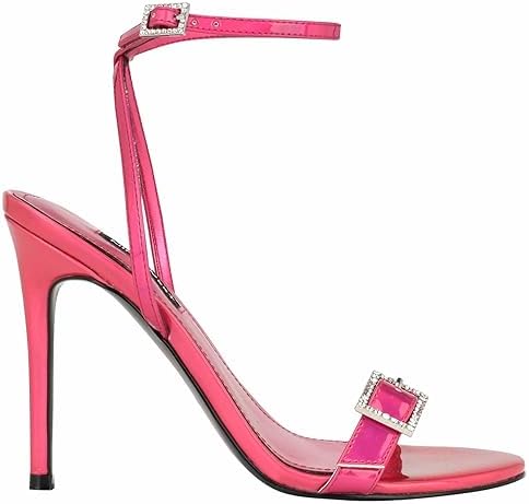 Nine West Women's MORAS Heeled Sandal, Pink 650, 8 | Image 4