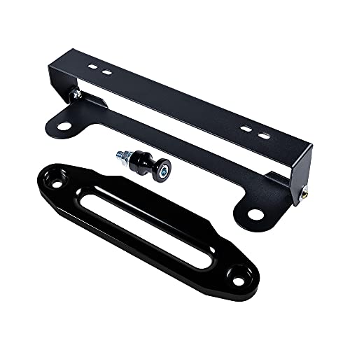 AMOPACORP Set Black Winch Rope Hook Stand and Aluminum Standard 10