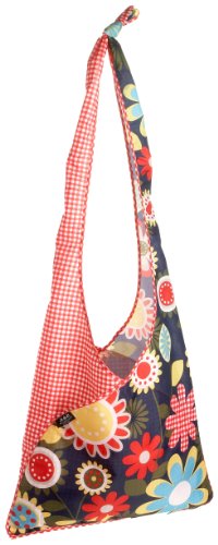 Envirosax Slingsax Messenger Bag,Daisy Gingham,one size