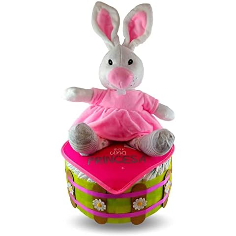 Diaper Cake For Girl My Playpen With Bunny Cover