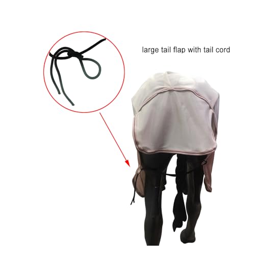 Image of BARN & STABLE Breathable and UV Protective Tear-Resistant Mesh Horse Fly Sheet Comfy Equine Summer Sheet with Removable Web Leg Straps