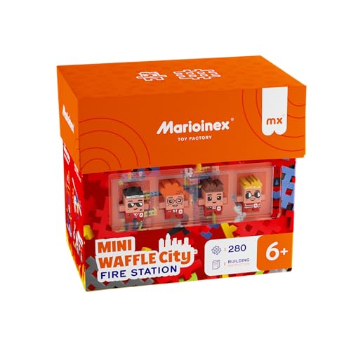 Marioinex Toy Factory Mini Waffle City FEUERWEHRSTATION 280 Teile