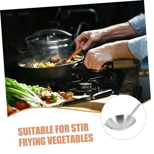 Wok de acero inoxidable antiadherente 12 pulgadas miniatura 5