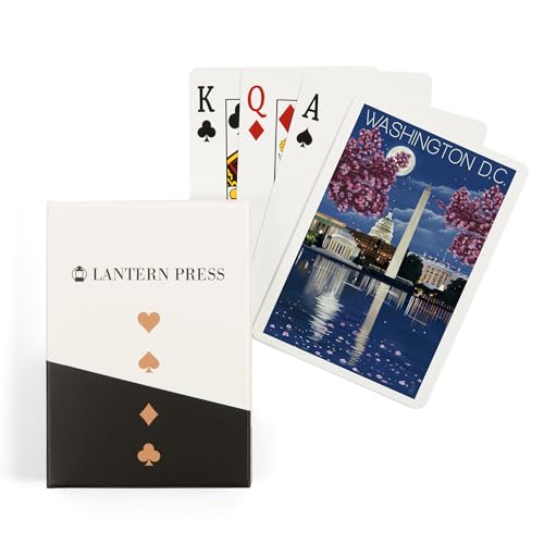 Lantern Press Naipes para Poker con Escena Nocturna DC