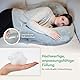hugnaps Lesekissen für Bett und Sofa - Rückenkissen - Komfortkissen Erwachsene - Reading Pillow - Zweiteilig, Flexibel einsetzbar zum Lesen, Entspannen oder als Schlafkissen (Grau)
