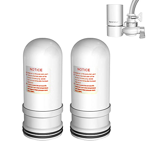 Spardar Filtros de repuesto para sistema de filtración de grifo modelo SBD11, cartucho de filtro de agua de larga vida con material ultra adsortivo, paquete de 2 Cover