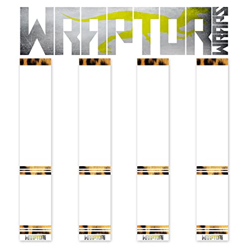 na-1 Wraptor Wraps Archery Arrow Wraps - Leopard HD Arrow Wraps - Bands Wrap Design - Pack of 13-100mm Length - Medium Width