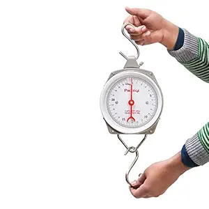 Hanging Scale Prestige Dial Style Industrial Commercial,Hook Type, Hanging Weighing Scale, Capacity 25 kg,(White)