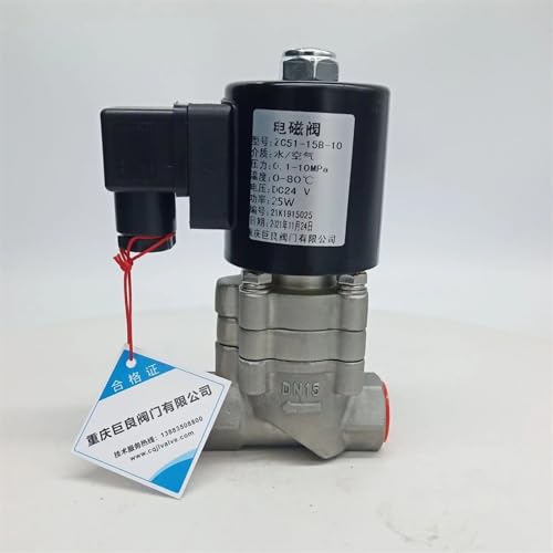 Vanne solénoïde inox 304 DN15 de haute précision pour fluides
