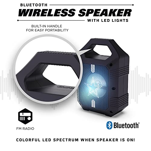 SOAR NFL ShockBox XL LED Wireless Bluetooth Speaker, Kansas City Chiefs - image 4