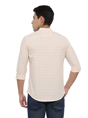 Image of Diverse Men's Striped Slim fit Casual Shirt (DCMCF11SC14L06-3895C 