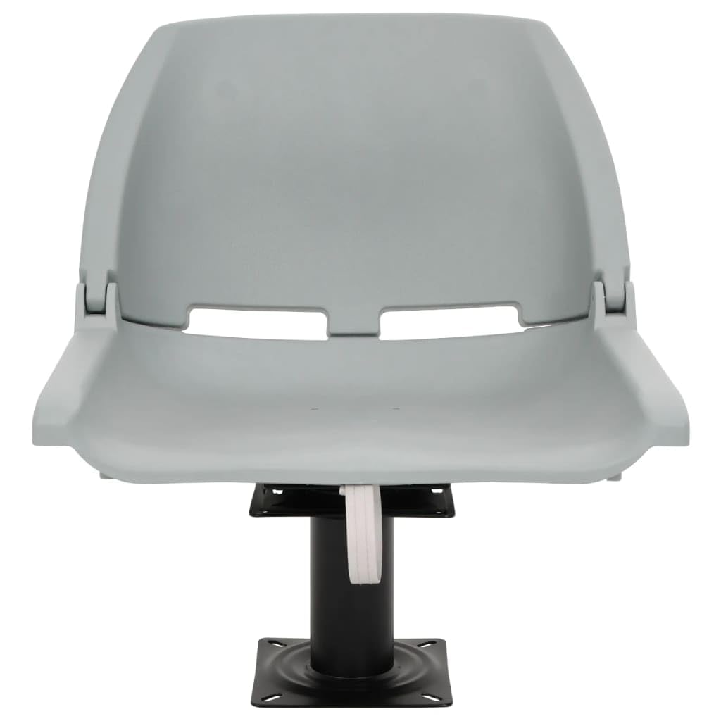Mangloder - Sedile per barca con piedistallo, girevole a 360°, per barca a vela, jolle, yacht catamarano, trampolino d'acqua, sedile comodo con schienale, funzione pieghevole, materiali in plastica