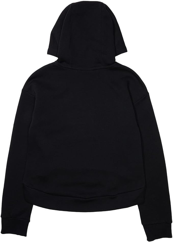 Nike Girls NSW Pullover Hoodie Black2