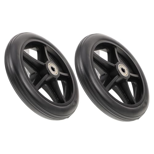 TOVINANNA 2pcs Replacement for Wheelchairs Wheelchair Wheelchair Accessories PVC Steel Wheelchair Wheels Replacement