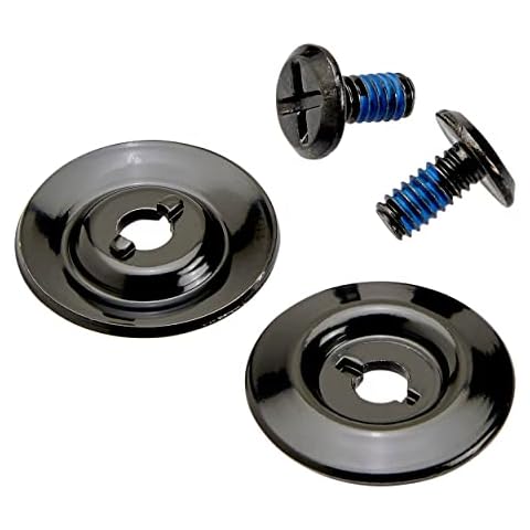 Biltwell | Gen2 Hardware Kit (pair) | Black Screw with Black Base | Fitment ECE Gringo S and ECE Lane Splitter Motorcycle Helmet Shield Cover