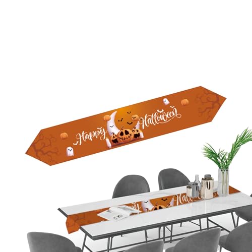 Maneras de mesa Happy Halloween, de mesa decorativo Halloween - Calabazas Fantasmas Esqueletos 72 pulgadas HalloweenTablecloth Mantel, de mesa para picnic al aire libre, suministros