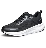 AFB Unisex Running Shoes Men Women Walking Athletic Sports Lightweight Non-Slip Jogging Workout Fashion Sneakers Black White