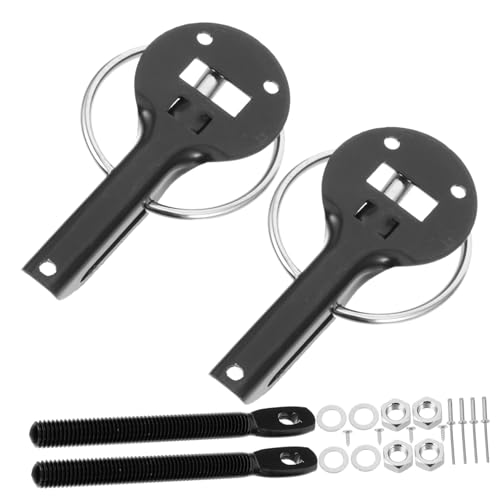 PACKOVE 1 Set Cover Lock Accessories Racing Car Hood Pin Racing Hood Lock Hood Pins for Truck Universal Hood Lock Car Accessories Racing Exterior Accessories Hood Pin Kit Hood Pin Latch