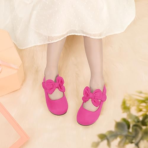 Image of PANDANINJIA Toddler Dress Shoes Flower Girls Ballet Flats