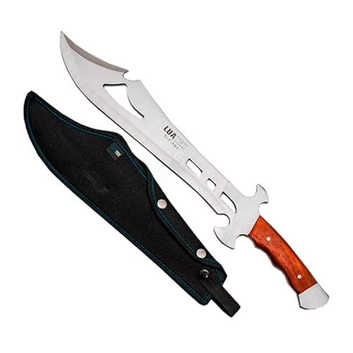 Facão Full Tang Medieval Slk A64 Rambo Alladin Colecionador Facão Tático Sobrevivência Camping