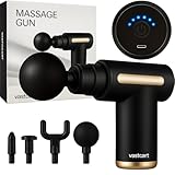VastCart Mini Electric Muscle Massage Gun for Deep Tissue, Neck & Back Pain Relief | Professional Handheld Percussion Massager for Muscle Recovery, Fitness & Relaxation