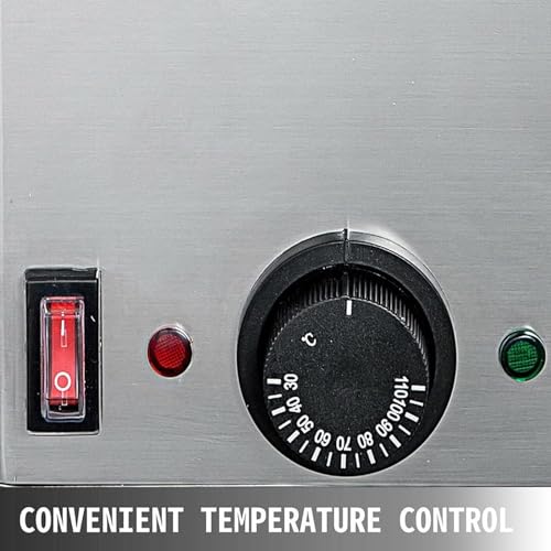 Salsa al Cioccolato, erogatore a Pompa di Calore in Acciaio Inox, per Salse, intervallo di Temperatura 30-110℃, per Cioccolato, Formaggio, Caramello e Burro.