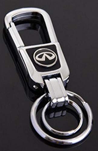 TSD Car Key chain Zinc alloy Handmade Leather Double Ring Keychain-13