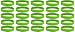 Jeirles Wholesale Lime Green Awareness Bracelet, 8'', Non-Hodgkin's Lymphoma, 25 pcs, Medical Grade Silicone, Latex & Toxin Free