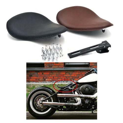Accesorios para motocicleta asiento de cuero individual modificado universal 2