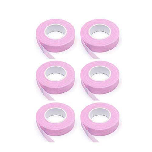 6 Rolls Purple Eyelash Extensions Tape Micropore Medical Soft Lash Tape for Lash Extension Supplies Safe and Environmentally Friendly Without Stimulating Sensitive Skin（0.5 inch x 10 Yards）