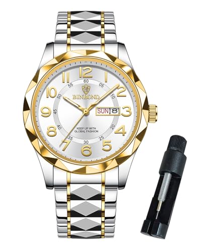 BINBOND Men's Luxury Big Face Analog Quartz Watch - Image 2