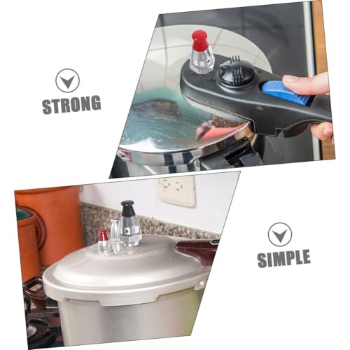 Set de 6 válvulas de alivio para olla a presión compatibles con modelos múltiples, fabricadas en aleación de aluminio, fácil instalación y seguridad mejorada miniatura 3
