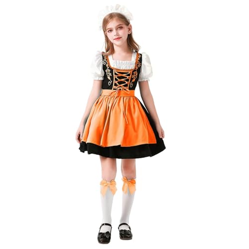 Dirndl pour fille costume complet rose à offrir pour fête bavaroise