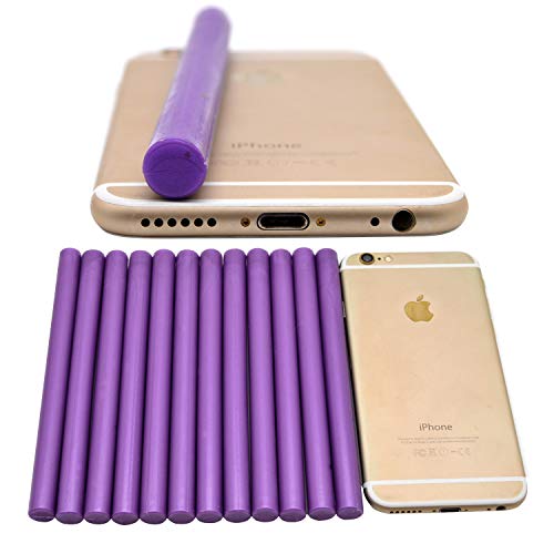 Pistola de cola roxa Romatic Bastões de vedação de cera para pistola de cola quente de tamanho padrã