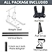 Weight Sled for Training Outdoor/Indoor, Workout Sled Push Pull Weighted Sled Football Speed Fitness Exercise Gym Equipment. Muscle Strength & Explosive Power.Adjust Height Suit for 1”&2” Weight Plate