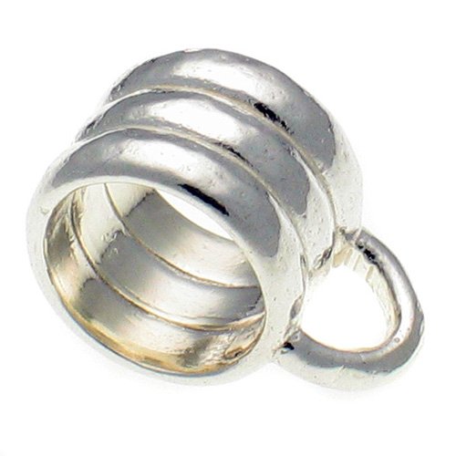 Welded Bliss Sterling 925 Silver Charm Bead Carrier Hanger